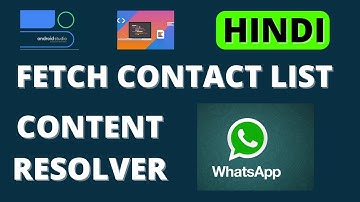 How to Fetch the Contact List Like WhatsApp Kotlin Android Studio