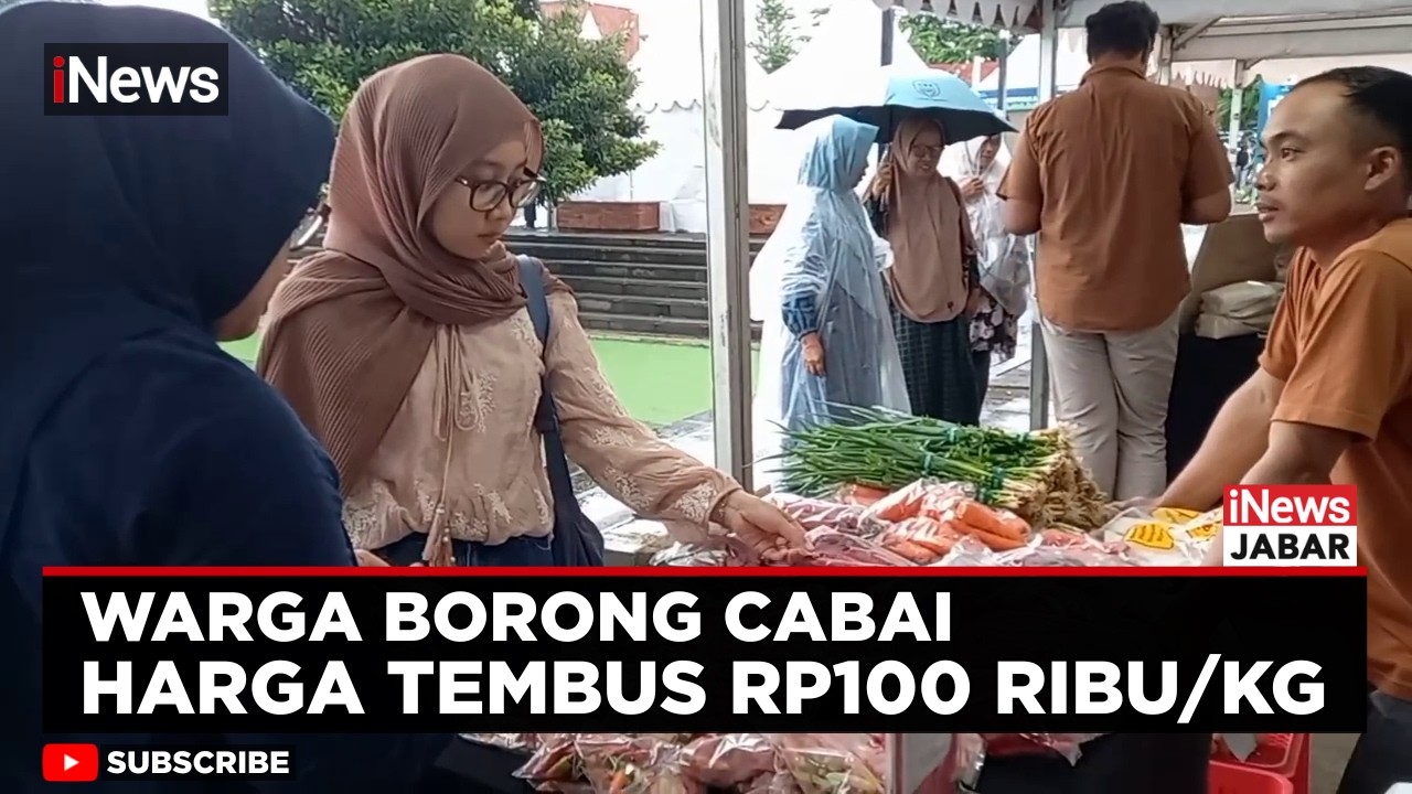 Cabai Rp5 Ribu Diserbu Warga Majalengka, Harga Pasar Tembus Rp100 Ribu/Kg | iNews Jabar
