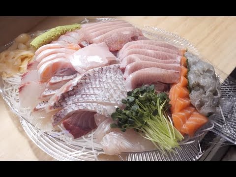 [4K]모듬회 회뜨기(대방어,참돔,광어,참숭어,<strong>강도다리</strong>)_노량진 푸른바다 횟집_Sashimi Platter