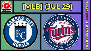 🔴 Kansas City Royals vs Minnesota Twins | MLB Baseball July 29, 2026 Live SCOREBOARD EN VIVO