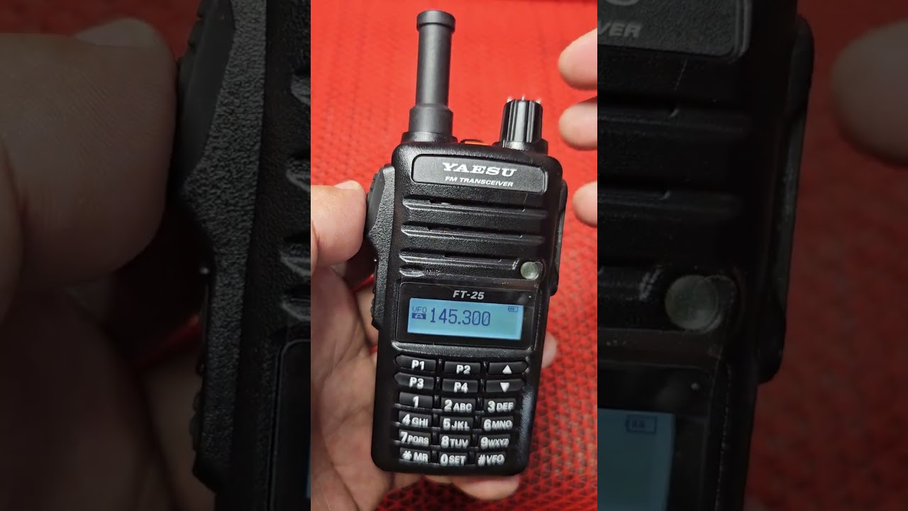 วิธีใส่พาสเวิร์ด Password  Yaesu FT25