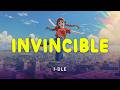 I-dle - Invincible [Lyrics Video | J-Pop | Anime OST | Kan | Rom | Eng Lyrics]