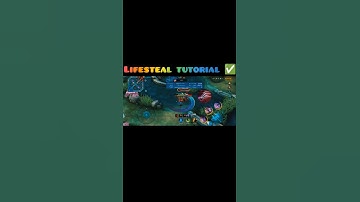 Dyrroth lifesteal Tutorial ✅#shorts  #mlbb#mobilelegends