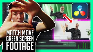 How to Track and Match Move a Green Screen in Fusion - Advanced Compositing