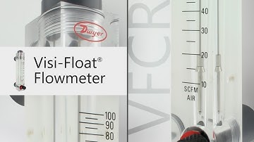 Visi-Float® Acrylic Flowmeter with Roto-Gear Valve Technology: Series VFCR