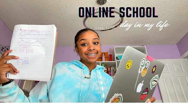 ONLINE SCHOOL day in my life