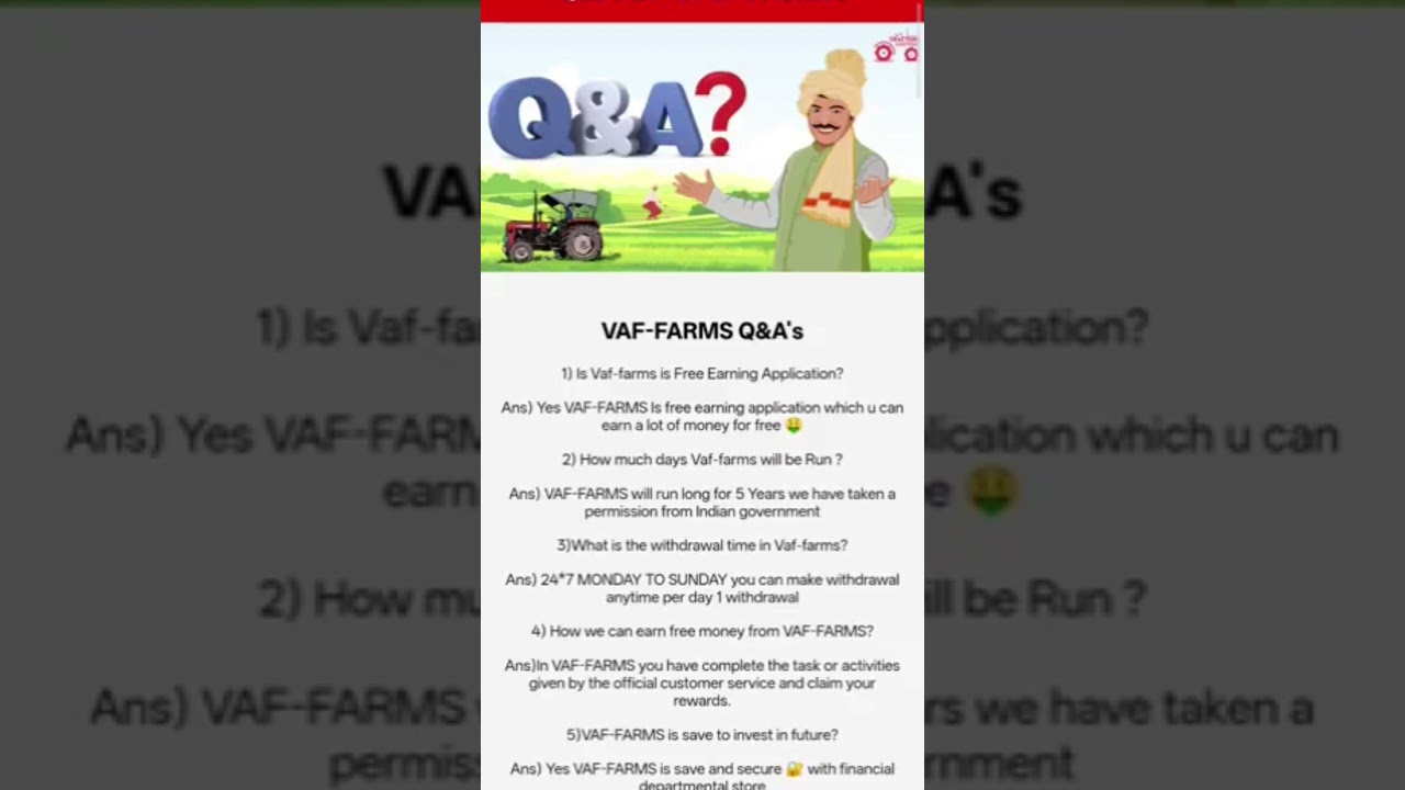 VRF FARMS  Money earning good App