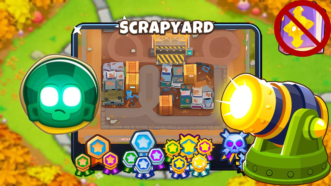 Scrapyard [Impoppable] Guide | No Monkey Knowledge | BTD 6 (2023 Updated) 4K