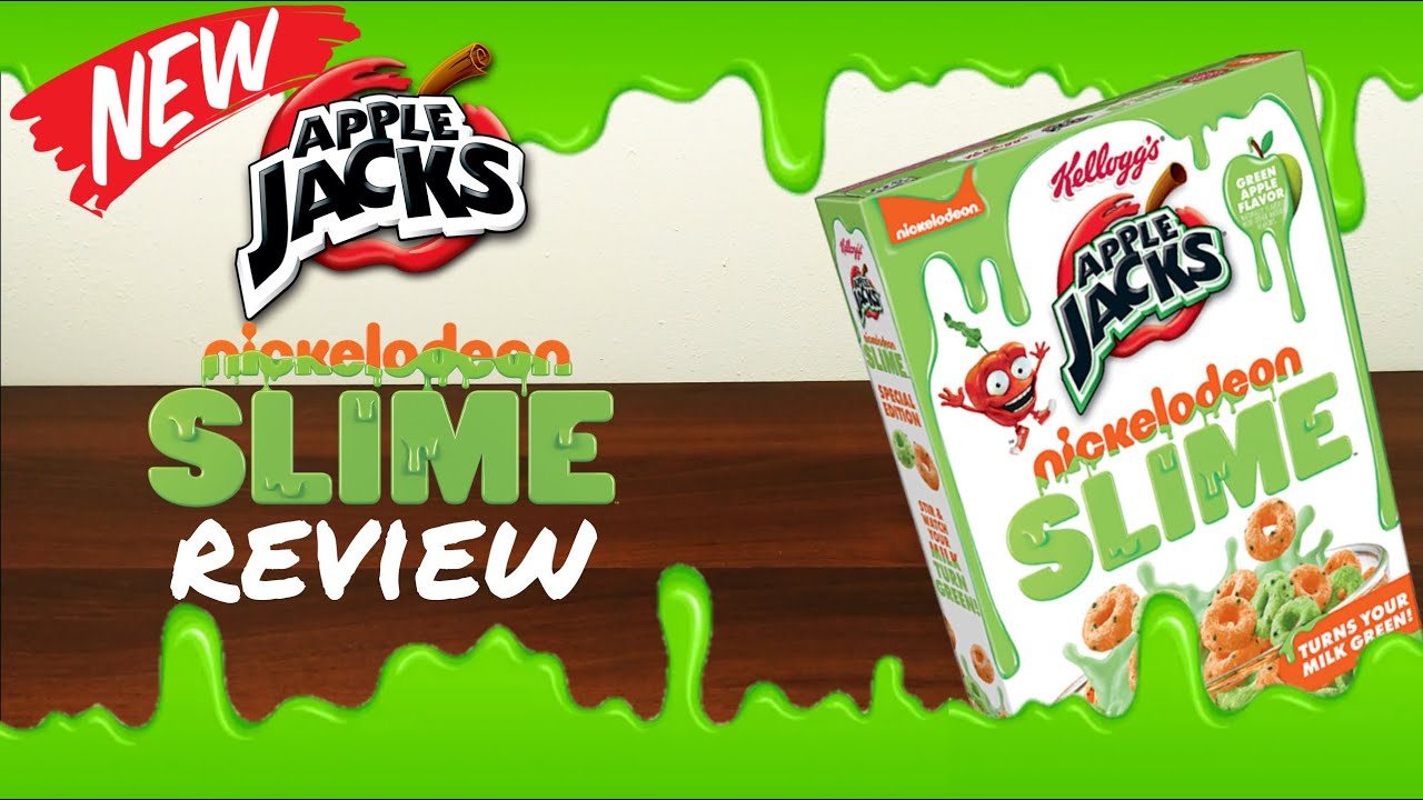 New Apple Jacks Nickelodeon Slime Cereal Review Turns Milk To Slime