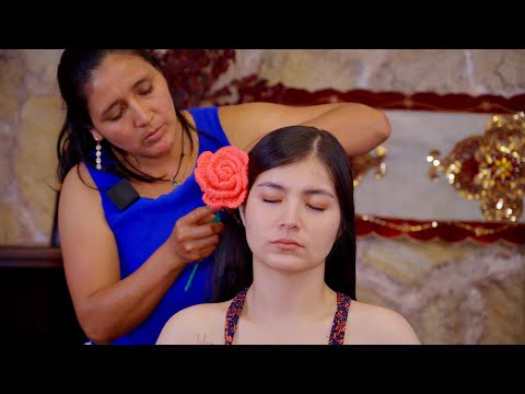Esperanza's ASMR relaxation massage & energy cleansing will help you sleep 🥱