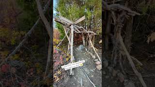 Found this walking along a trail. Don’t know if it’s cool, creepy, or something else. It is DIY.