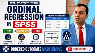 Ordinal Regression in SPSS | Odds Ratios, Parallel Lines Test & Reporting