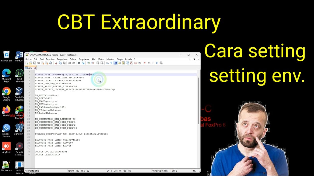 Cara Setting env. CBT Extraordinary - YouTube