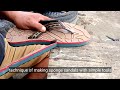 technique of making sponge sandals with simple tools