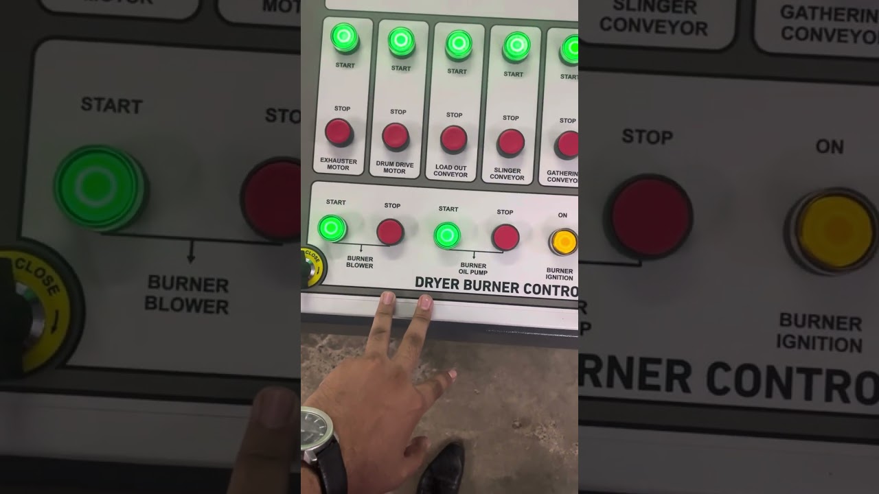 Drum Mix Plant Control Panel | 