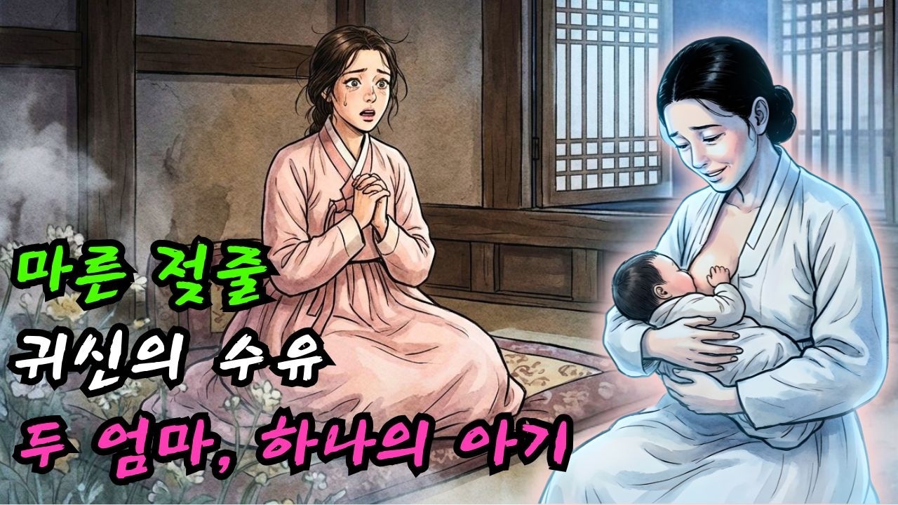 [충격 실화] 굶어 죽어가는 아기에게 젖을 물린 '흰 소복의 여인' 정체 #전설의고향 #한국공포 #감동실화