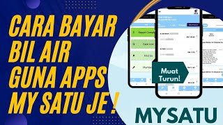 Cara Bayar Bil Air Secara Online dengan Aplikasi My Satu