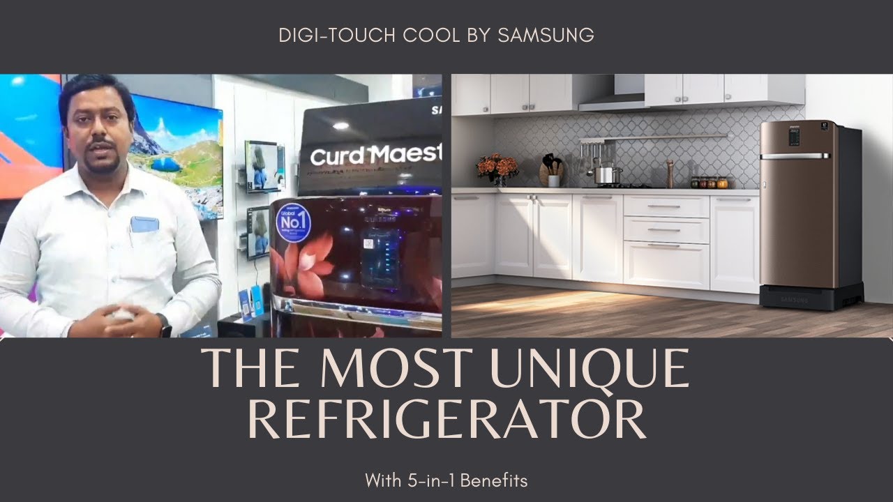 The Most Unique Refrigerator With 5in1 Benefits Samsung DigiTouch Cool Refrigerator