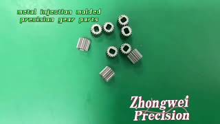 metal injection molded precision gear parts