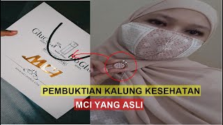 ASLI ATAU PALSU ?? REVIEW KALUNG KESEHATAN MCI !!!
