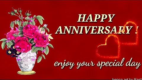 Happy Anniversary Wishes Greetings Whatsapp Status || Wedding Anniversary/Marriage Anniversary quote