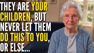 In old age, NEVER tolerate these 7 things from your children. They will destroy you.