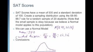 Chapter 18 part 5: Examples with Sampling Distributions for Quantitative Data