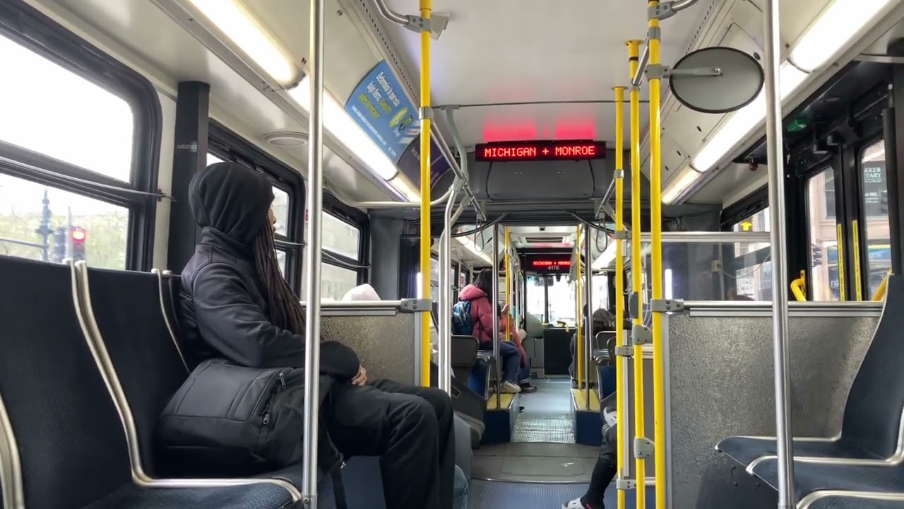 CTA On Board Riding 2009 New Flyer DE60LF Bus 4176 on Route J14 Jeffery Jump to 103rd/Stony Island
