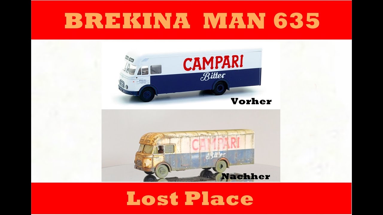 Brekina MAN 635 Campari ,,Lost Place,,