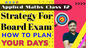 Best strategy | how to get 80/80 | Applied mathematics Class 12 | Gaur Classes
