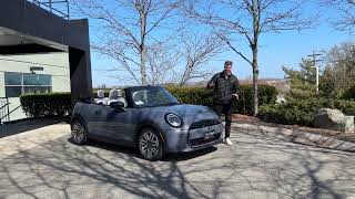 2025 MINI Cooper S Iconic in Copper Grey Metallic Convertible Walk Around