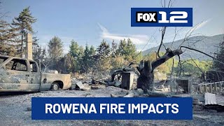 Community members recount rush to protect loved ones, homes from Rowena Fire