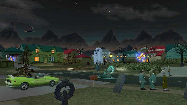 The Simpsons Hit & Run │ ASMR / Sleep Aid │ Halloween Town ambience