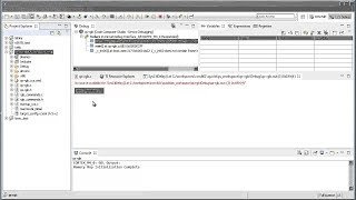 Debugger messages about not locating source files 2019