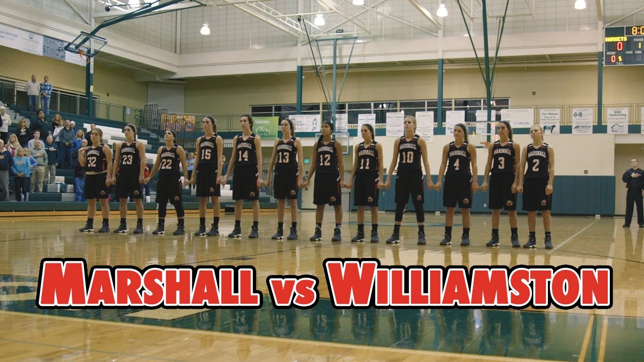 Marshall vs Williamston 12.02.16 Marshall High School Varsity Girls