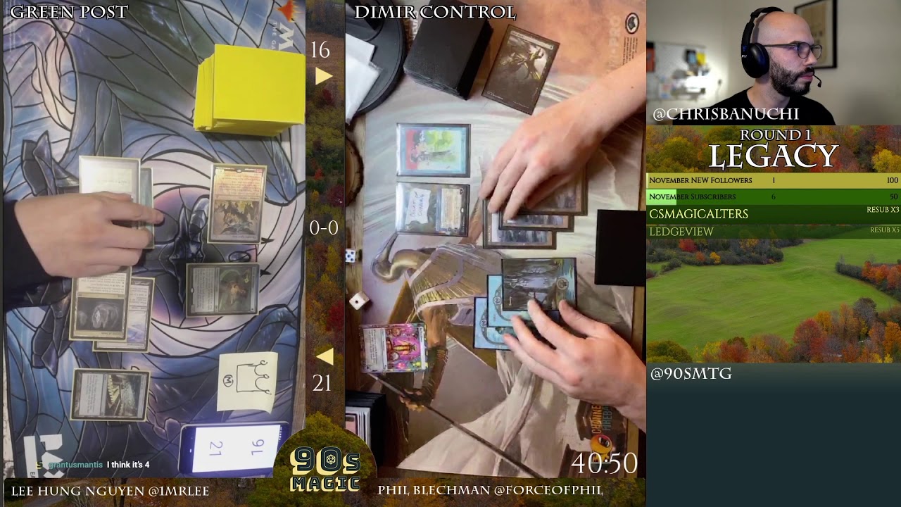 Titan Post vs Dimir Control Opposition Agent [MTG Legacy]