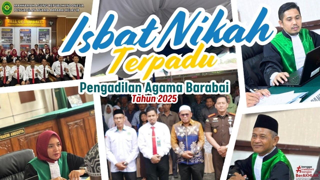 ISBAT NIKAH TERPADU DI PENGADILAN AGAMA BARABAI KELAS IB TAHUN 2025