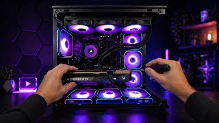 45 minute building a gaming pc | Step-by-Step | Ryzen 7 9850x + ZOTAC SOLID RTX 5080 | CL600