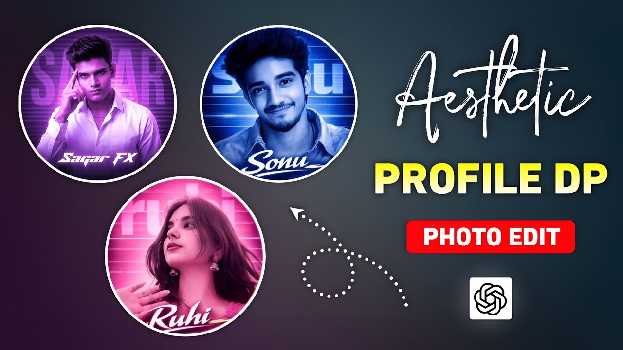 Instagram viral aesthetic profile picture editing | Aesthetic dp kaise banaen | Chatgpt dp prompt
