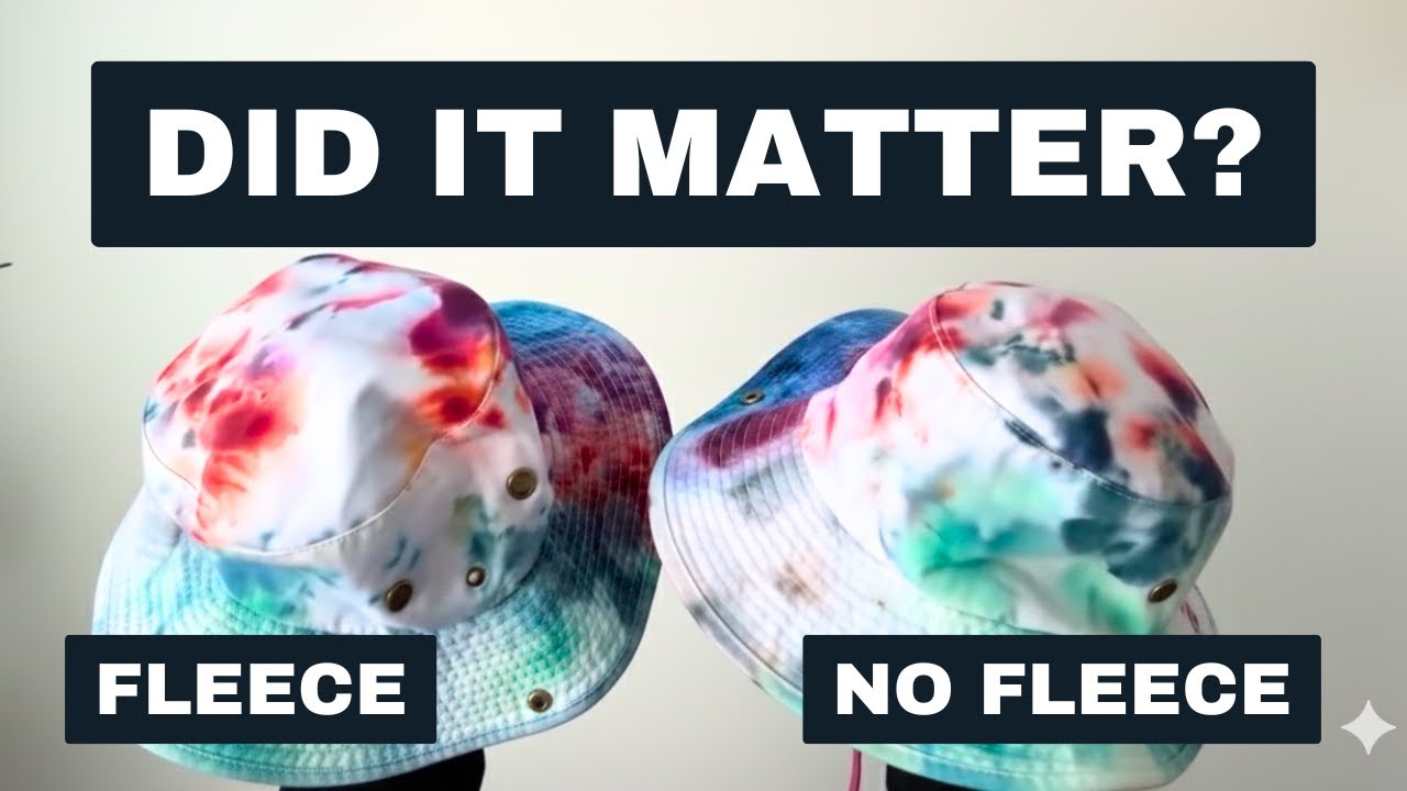 Ice Dye Flow Test: Why My Bucket Hats Didn’t Need Fleece