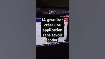 IA gratuite pour créer une application ou un site sans coder
