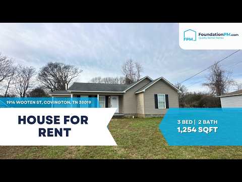 1914 Wooten St, Covington, TN home video tour