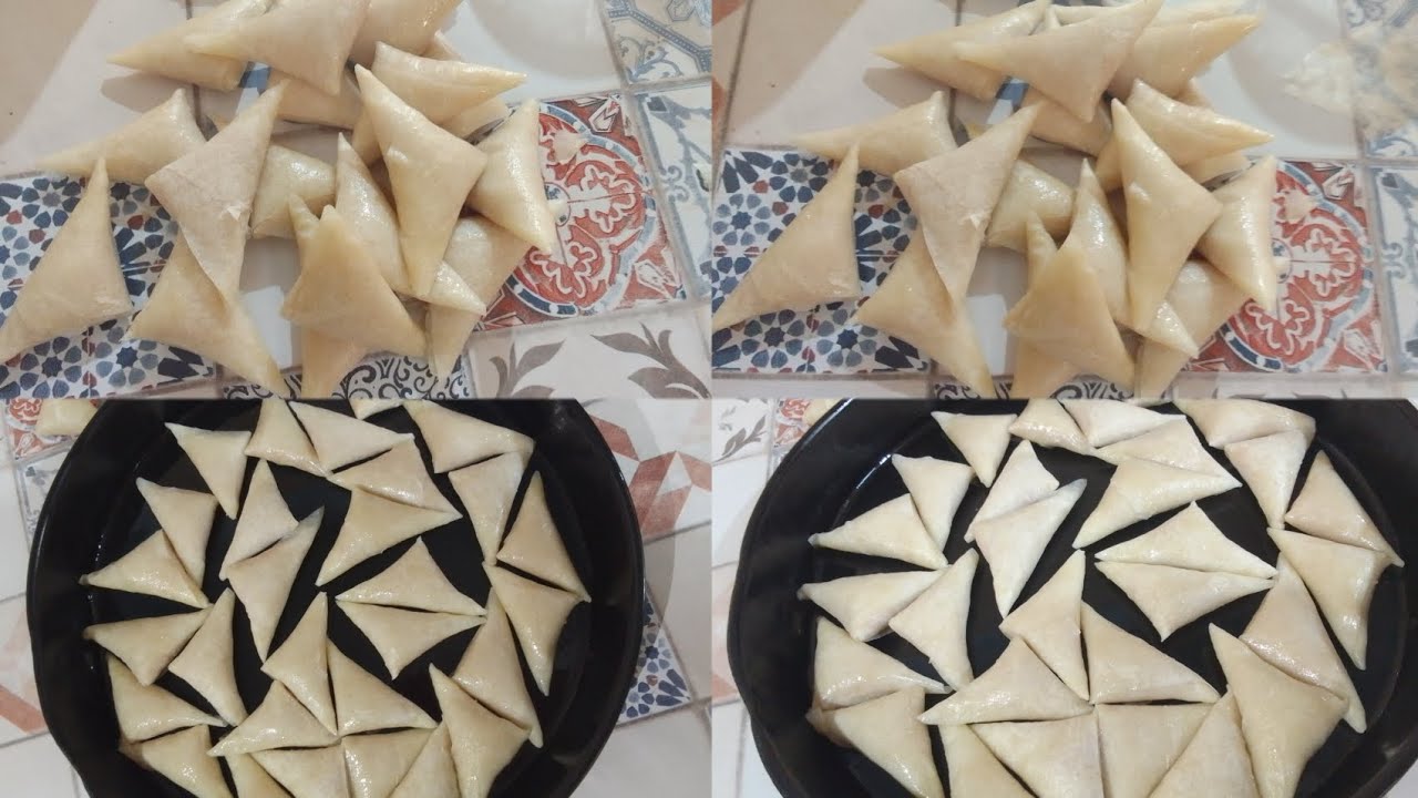 طريقة شرح طي أو لف فرادة أو أهرمات بخطوات جد مبسطة