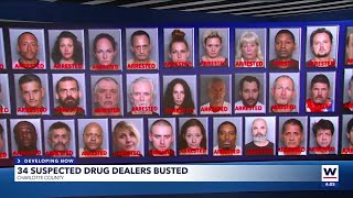Charlotte County drug bust 34 arrested in narcotics crackdown
