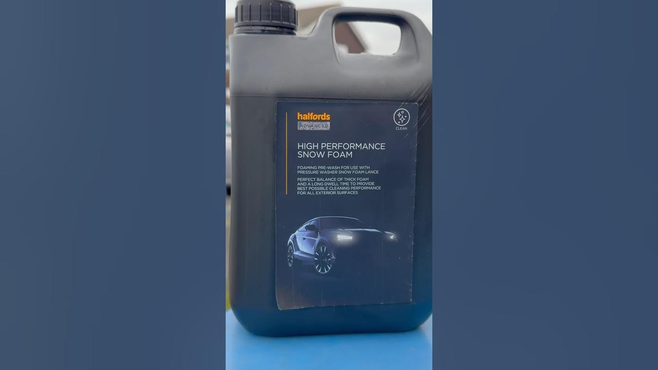 Halfords Snow Foam Review Pt1 Should You Buy It ? detailing snowfoam tips shorts 