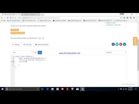 Leetcode 9  Palindrome Number
