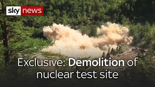Sky's asia correspondent tom chesire was the only british television
journalist invited to see demolition and closure of what north korea
says is its nuc...