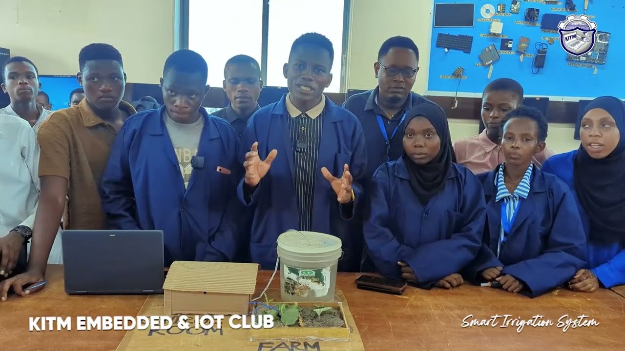 KITM STUDENTS PRESENTING SMART IRRIGATION SYSTEM PROJECTS