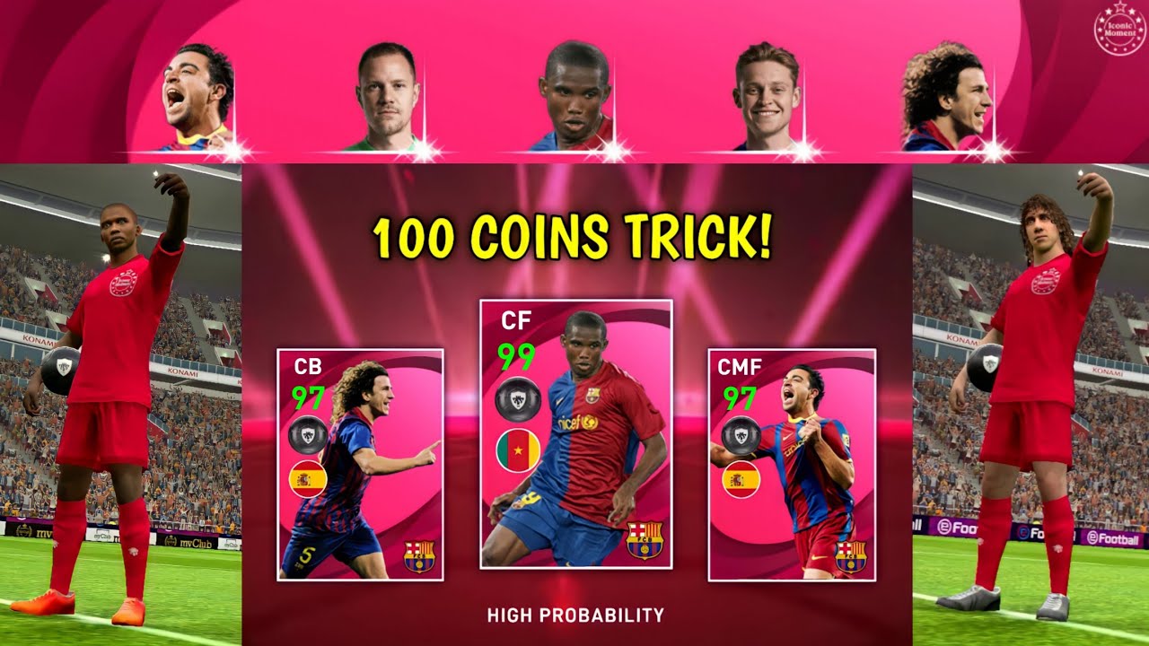 Trick To Get Iconic Eto'o & Others Iconic From Iconic Moment Fc Barcelona || Pes 2021 Mobile