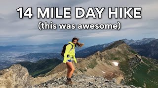 14 MILE DAY HIKE: What I Eat Hiking (Mt. Timpanogos VLOG)